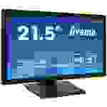 Iiyama ProLite T2234MSC-B1S Touchscreen-Monitor EEK: E (A - G) 54.6 cm (21.5 Zoll) 1920 x 1080 Pixel 16:9 18 ms HDMI®, DisplayPort, Audio-Line-out