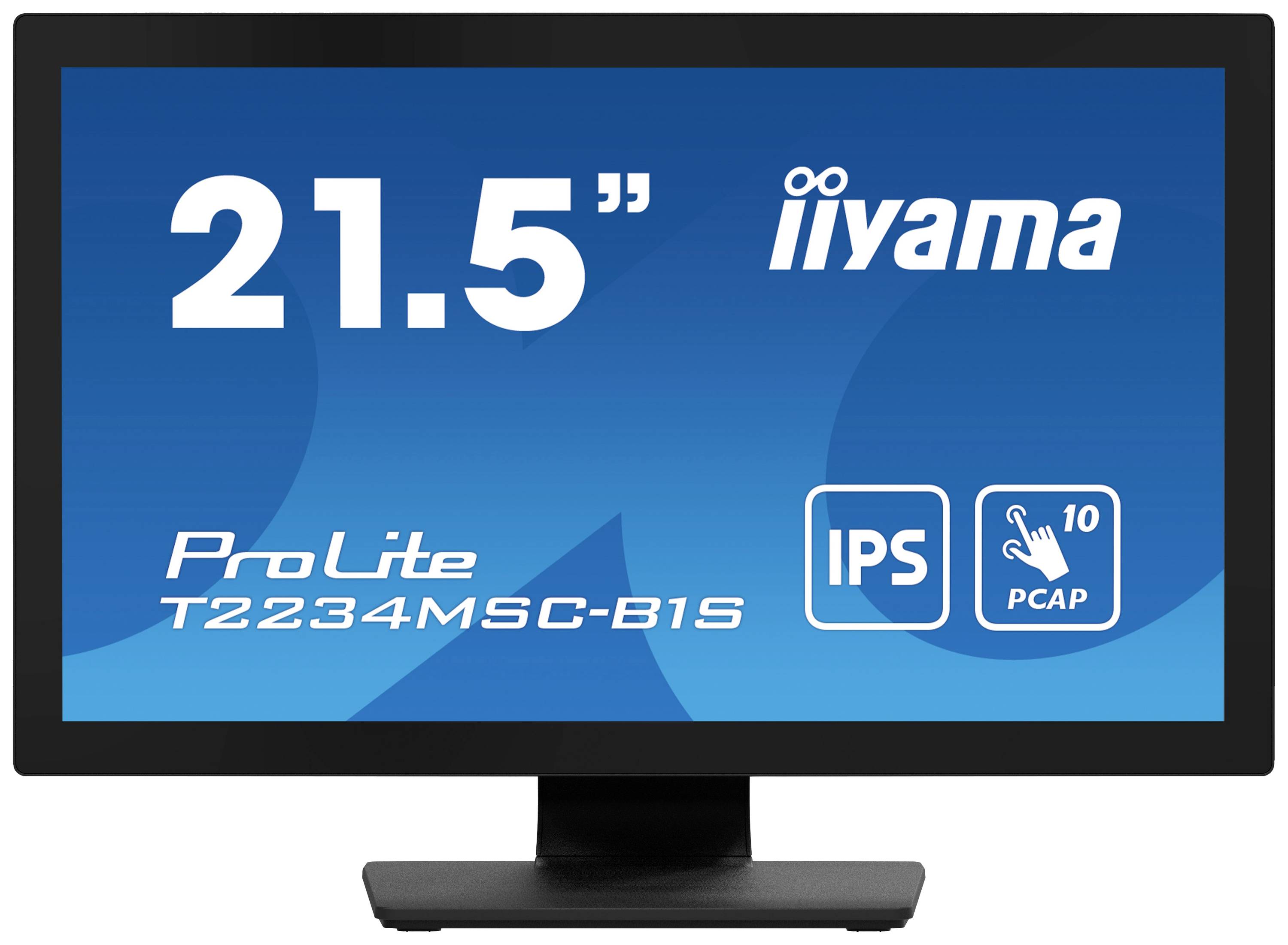 Iiyama ProLite T2234MSC-B1S Touchscreen-Monitor EEK: E (A - G) 54.6cm (21.5 Zoll) 1920 x 1080 Pixel 16:9 18 ms HDMI®, DisplayPort