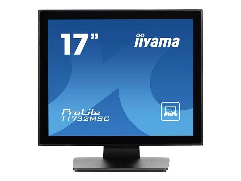 Iiyama ProLite T1732MSC-B1SAG Touchscreen-Monitor EEK: E (A - G) 43.2 cm (17 Zoll) 1280 x 1024 Pixel 5:4 5 ms HDMI®, DisplayPort, VGA, Audio-Line-ou