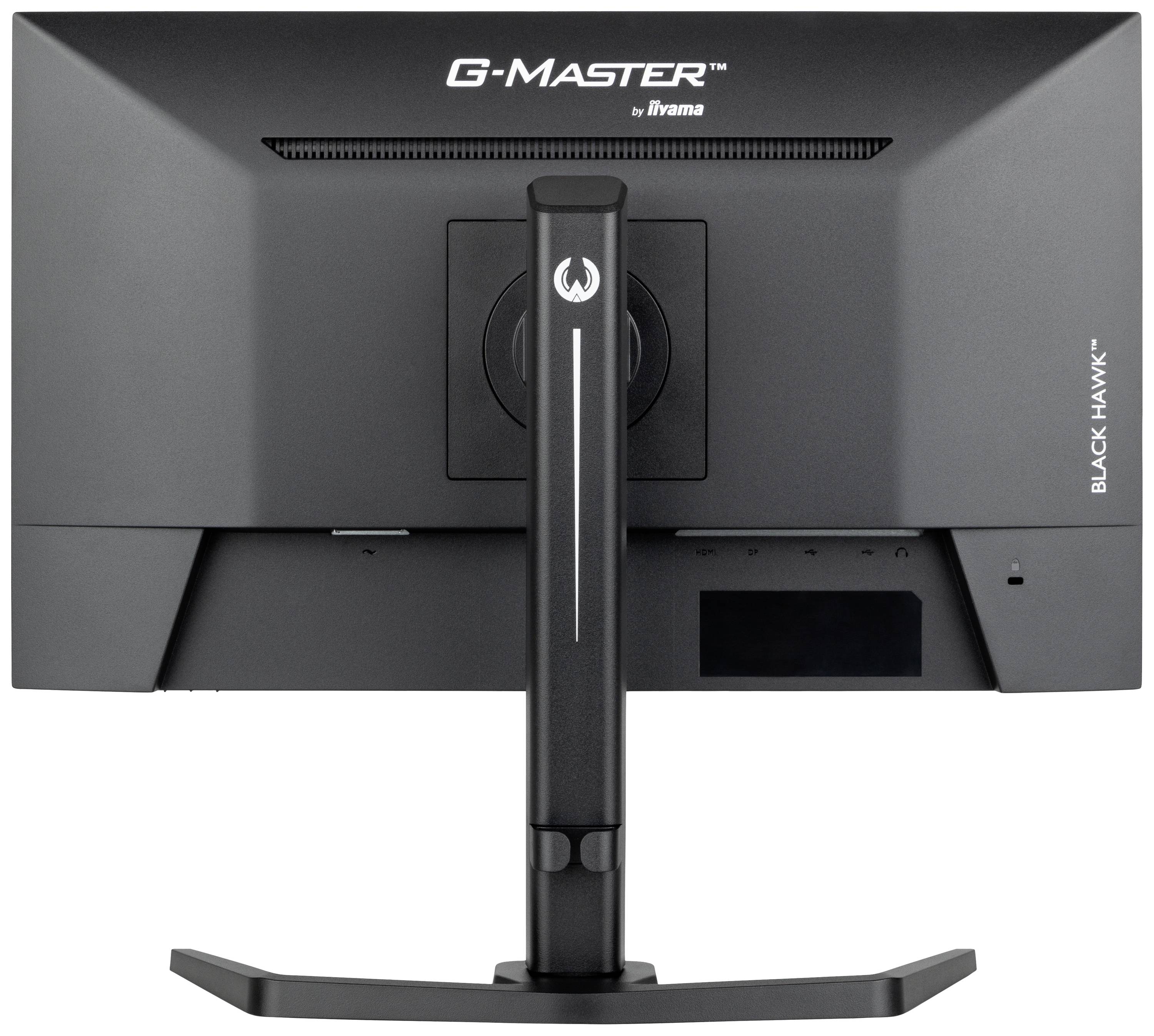 Iiyama G-MASTER Black Hawk GB2445HSU-B1 LCD-Monitor EEK E (A - G) 61 cm (24 Zoll) 1920 x 1080 Pixel 16:9 1 ms HDMI®, DisplayPort, Kopfhörer (3.5 mm