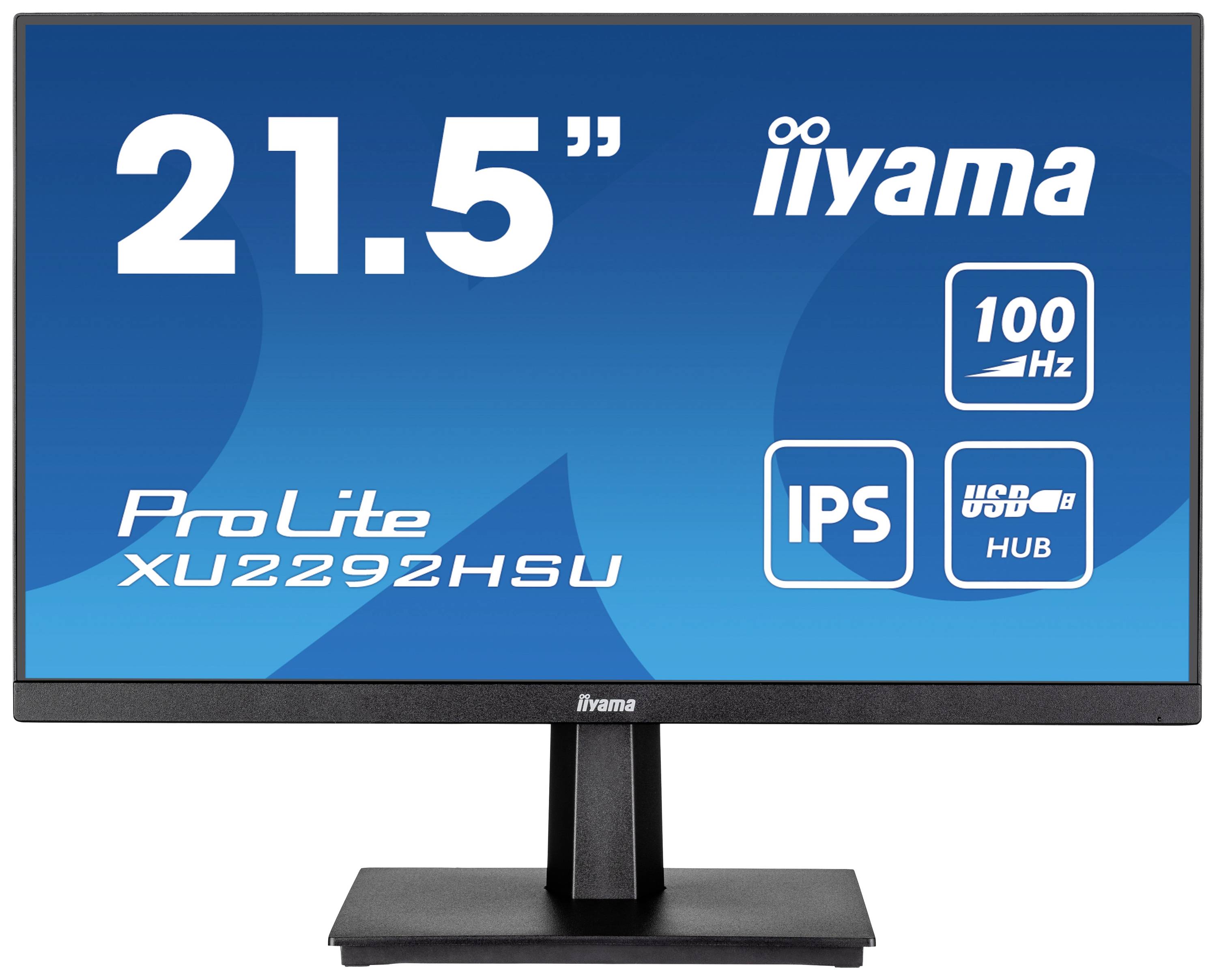 Iiyama ProLite XU2292HSU-B6 LCD-Monitor EEK E (A - G) 54.6 cm (21.5 Zoll) 1920 x 1080 Pixel 16:9 0.4 ms HDMI®, DisplayPort, Kopfhörer (3.5 mm Klink