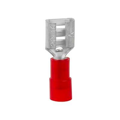 ABB 7TCA301110R0059 Flachsteckhülse Rot