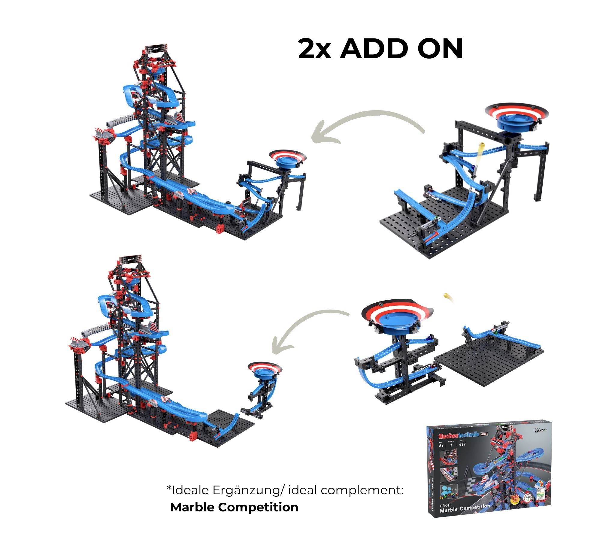 Fischertechnik 571897 Marble Competition Booster Bausatz ab 8 Jahre