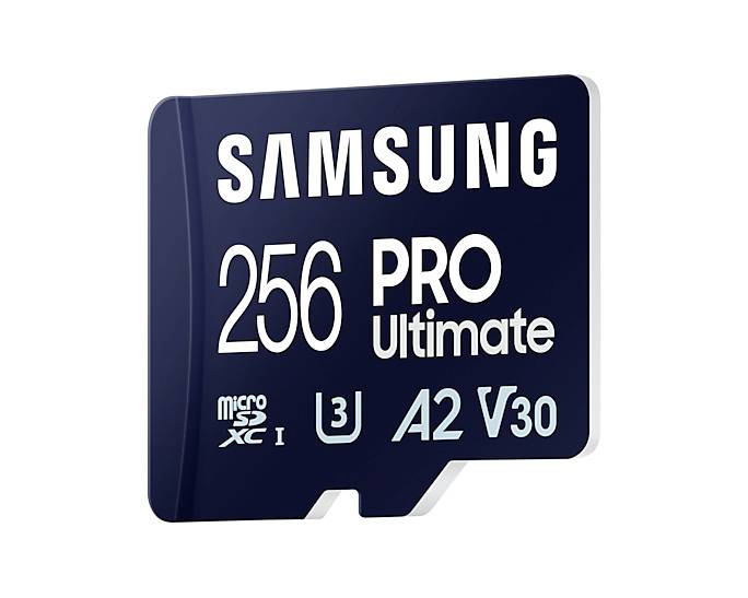 Samsung PRO Ultimate microSD-Karte 256 GB Class 3 UHS-I , v30 Video Speed Class, A2 Application Per