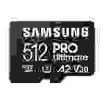 Samsung PRO Ultimate microSD-Karte 512GB Class 3 UHS-I , v30 Video Speed Class, A2 Application Performance Class inkl