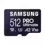 Samsung PRO Ultimate microSD-Karte 512GB Class 3 UHS-I , v30 Video Speed Class, A2 Application Performance Class inkl Samsung PRO Ultimate microSD-Karte 512GB Class 3 UHS-I , v30 Video Speed Class, A2 Application Performance Class inkl