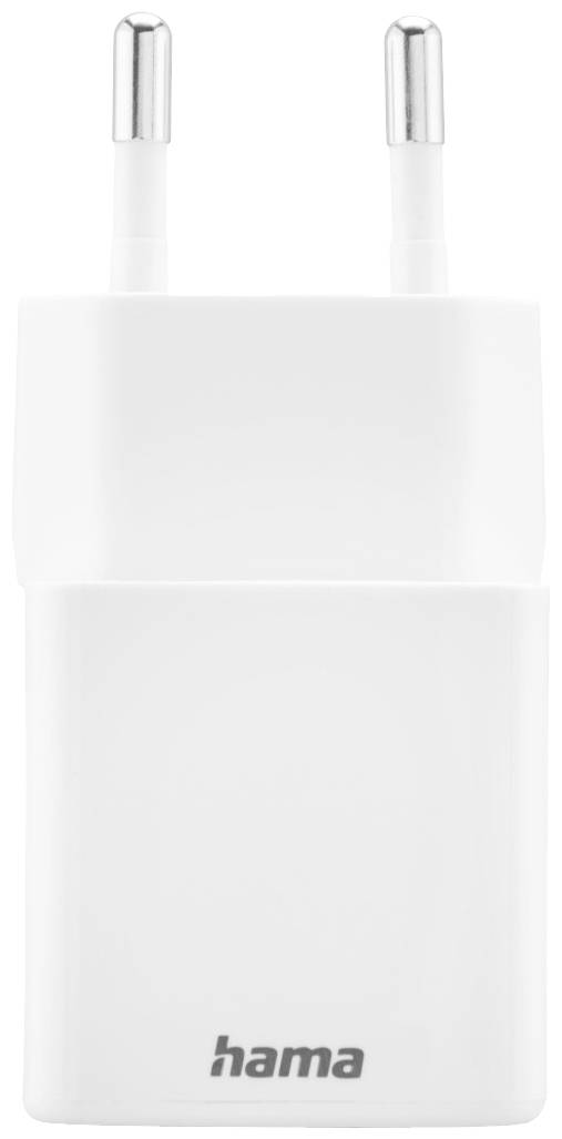 Hama USB Ladegerät 20W 1x USB-C®, 1x USB-A Schnellladegerät USB PD, QC 3.0 Innenbereich 00201991