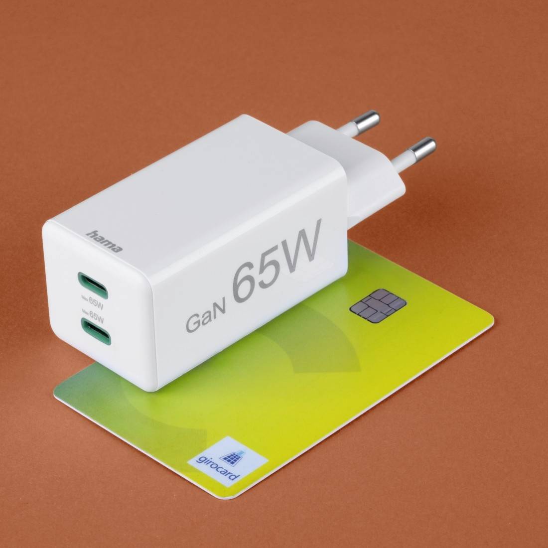 Hama 00201994 USB Ladegerät 65 W 2x USB-C® USB PD Weiß Innenbereich USB Power Delivery (USB-PD)