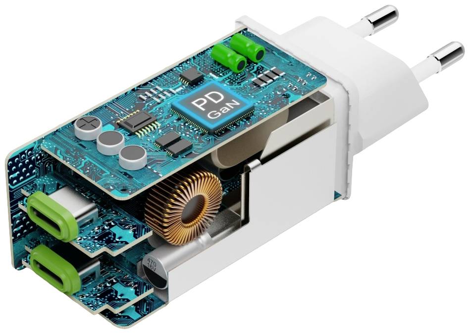 Hama 00201994 USB Ladegerät 65 W 2x USB-C® USB PD Weiß Innenbereich USB Power Delivery (USB-PD)