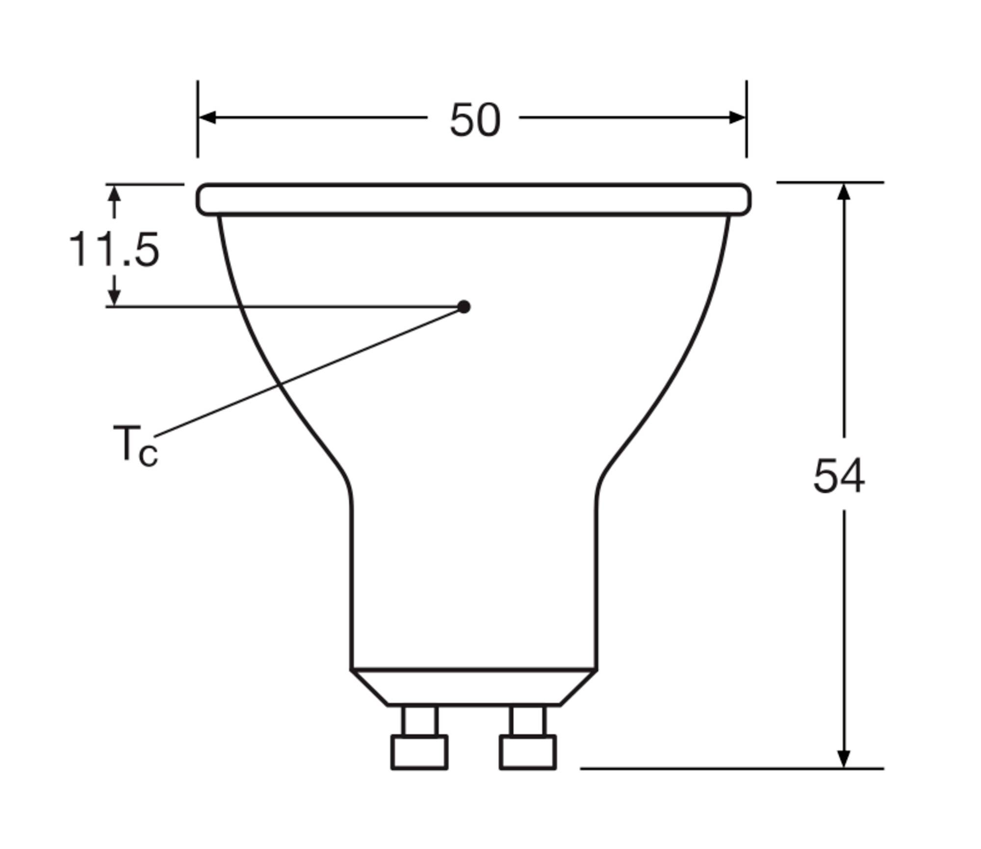 OSRAM HOMELIGHTING 4058075096783 LED EEK F (A - G) GU10 Reflektor 6.9 W = 80 W Neutralweiß (Ø x H) 50 mm x 50 mm 1 St.
