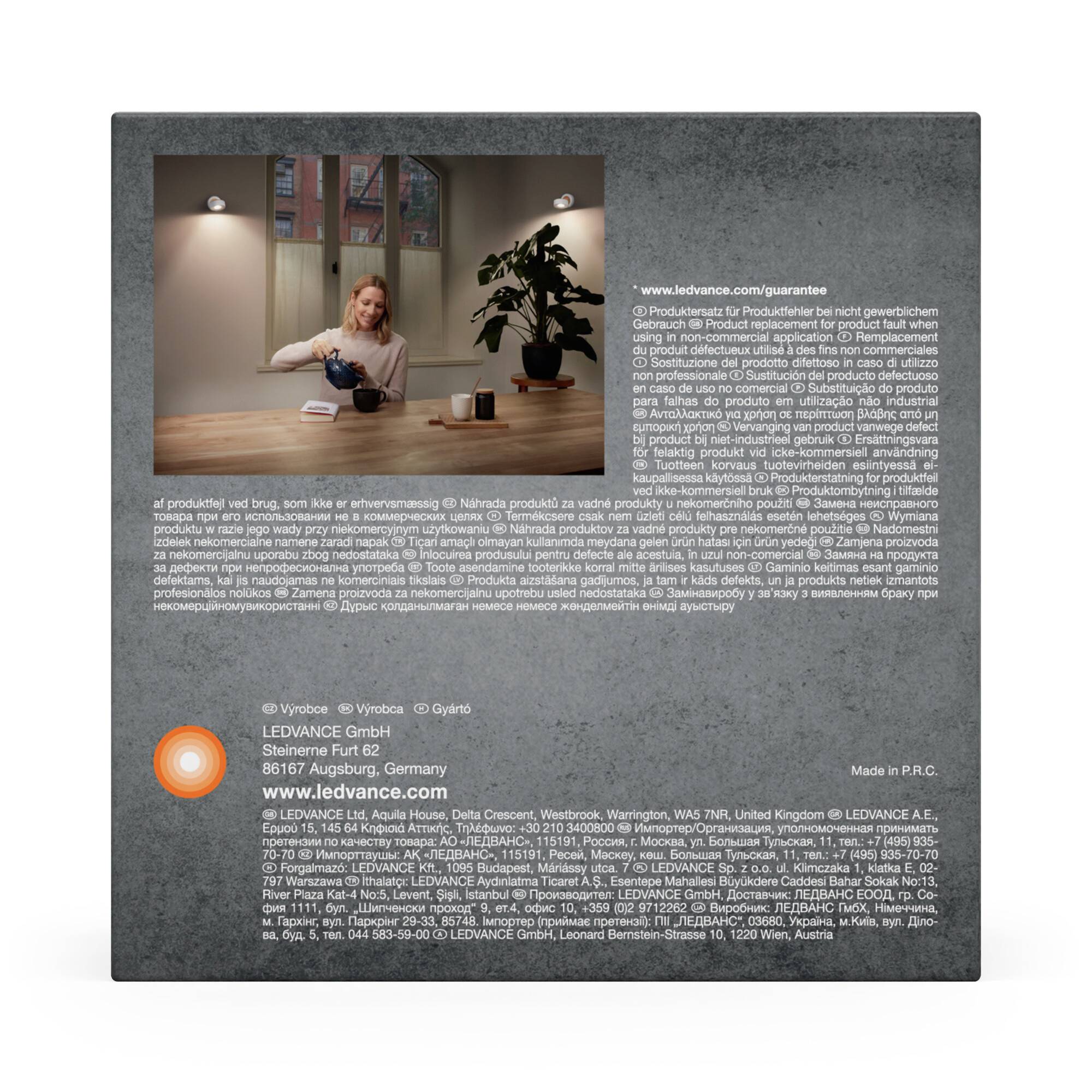 LEDVANCE 4058075827882 DECOR SPOT PLUTO 90MM LED-Aufbauleuchte LED 4.80W Weiß