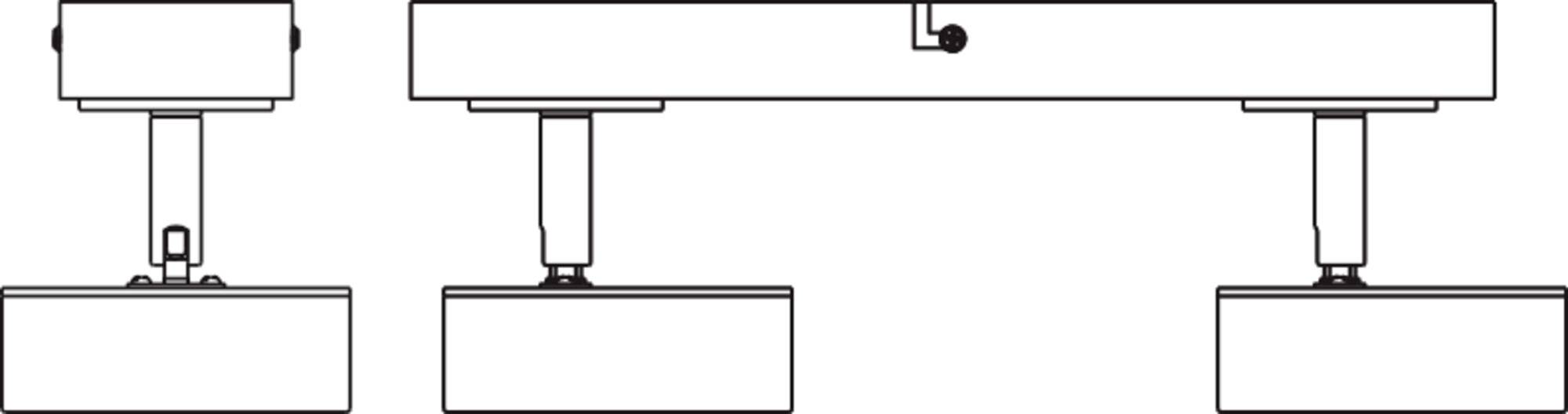 LEDVANCE 4058075833418 DECOR SPOT PLUTO 298MM LED-Aufbauleuchte LED 9.60W Schwarz