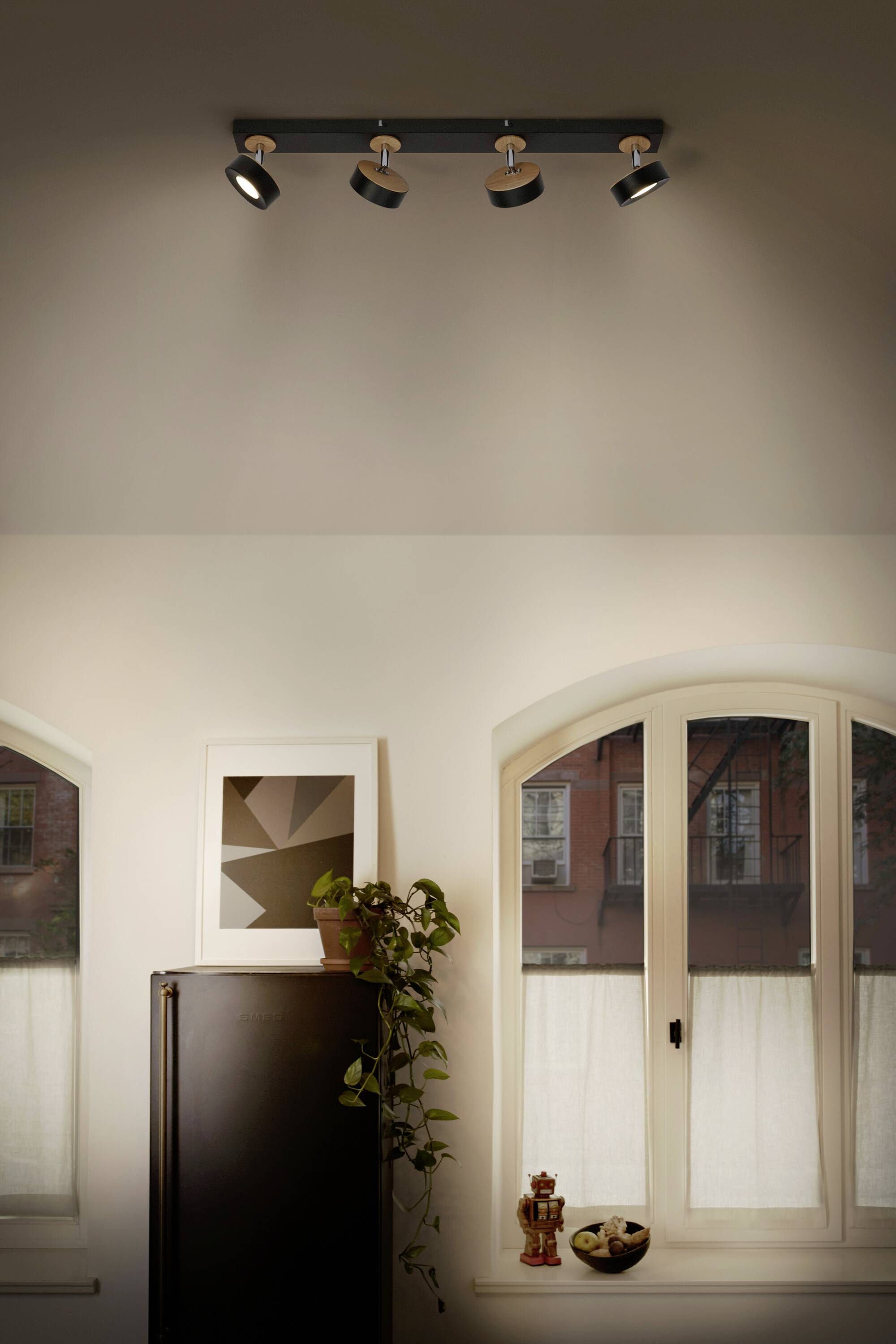 LEDVANCE 4058075833456 DECOR SPOT PLUTO 698MM LED-Aufbauleuchte LED 19.20W Schwarz