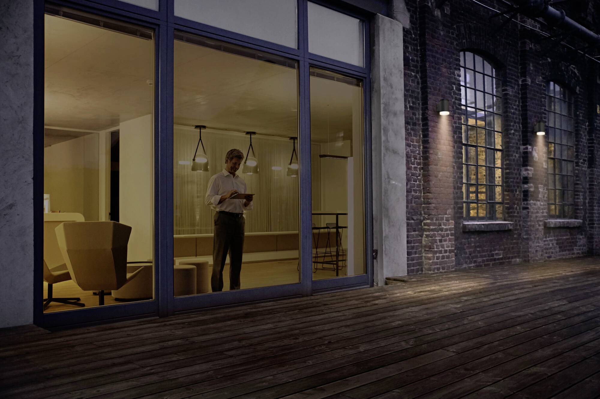 LEDVANCE 4058075834781 ENDURA STYLE SOLAR Solar-Außenwandleuchte LED 0.50W Grau