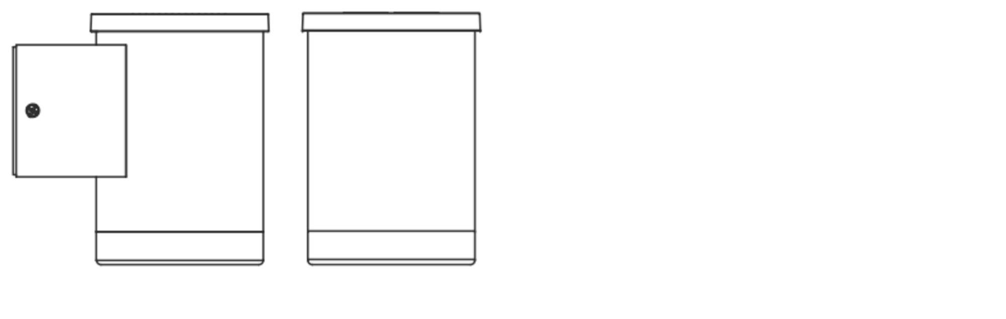 LEDVANCE 4058075834781 ENDURA STYLE SOLAR Solar-Außenwandleuchte LED 0.50W Grau