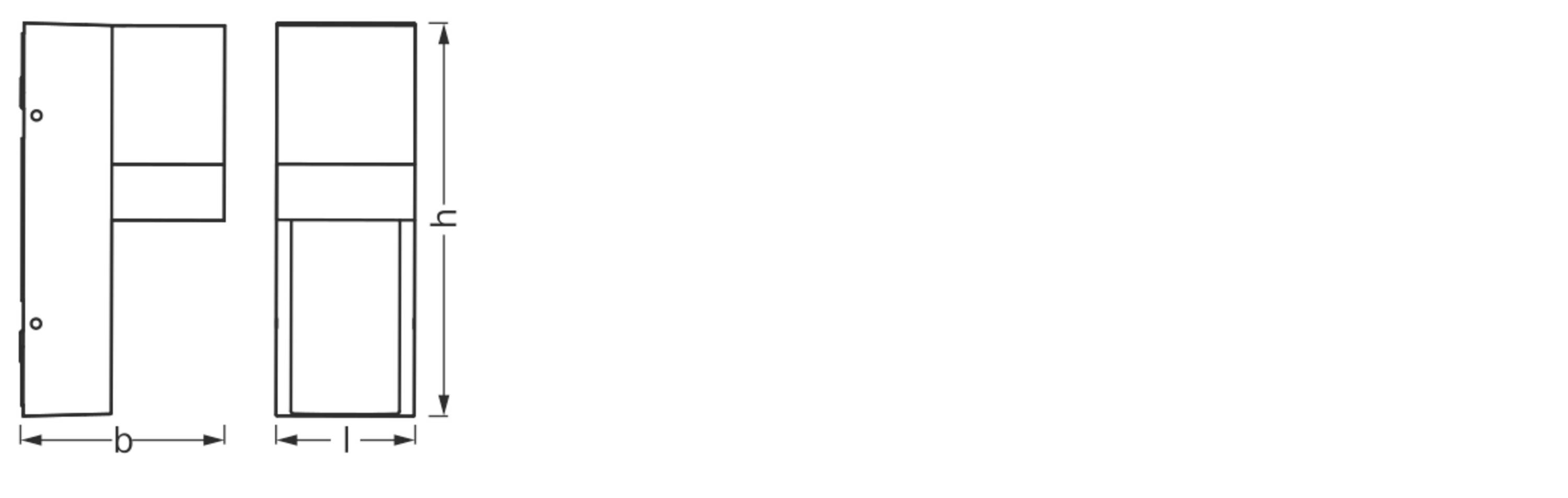 LEDVANCE ENDURA CLASSIC ISIDOR 4099854183003 Außenwandleuchte GU10 Grau