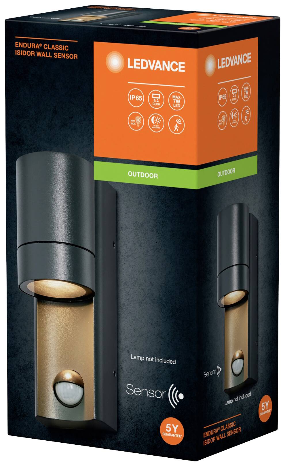 LEDVANCE ENDURA CLASSIC ISIDOR 4099854183027 Außenwandleuchte GU10 Grau
