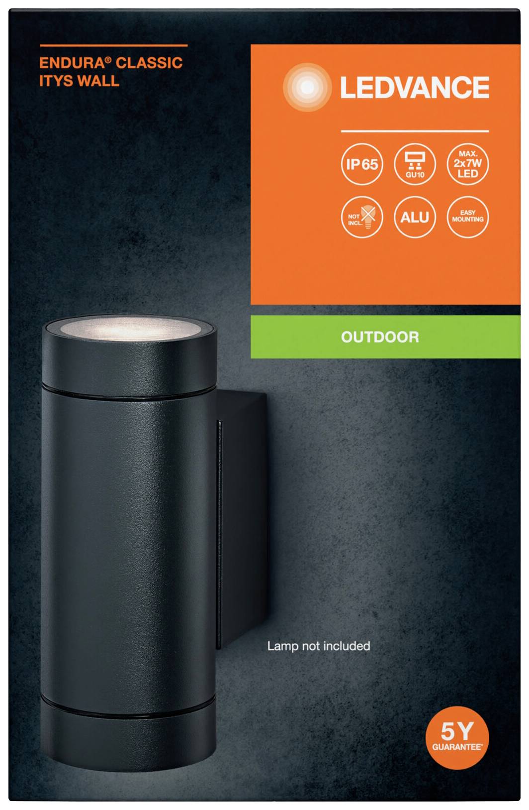 LEDVANCE ENDURA CLASSIC ITYS 4099854183041 Außenwandleuchte GU10 Grau