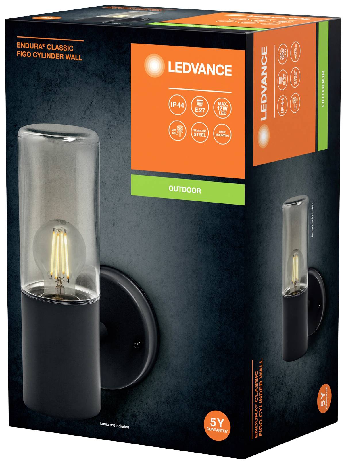 LEDVANCE ENDURA CLASSIC FIGO 4058075834842 Außenwandleuchte Grau