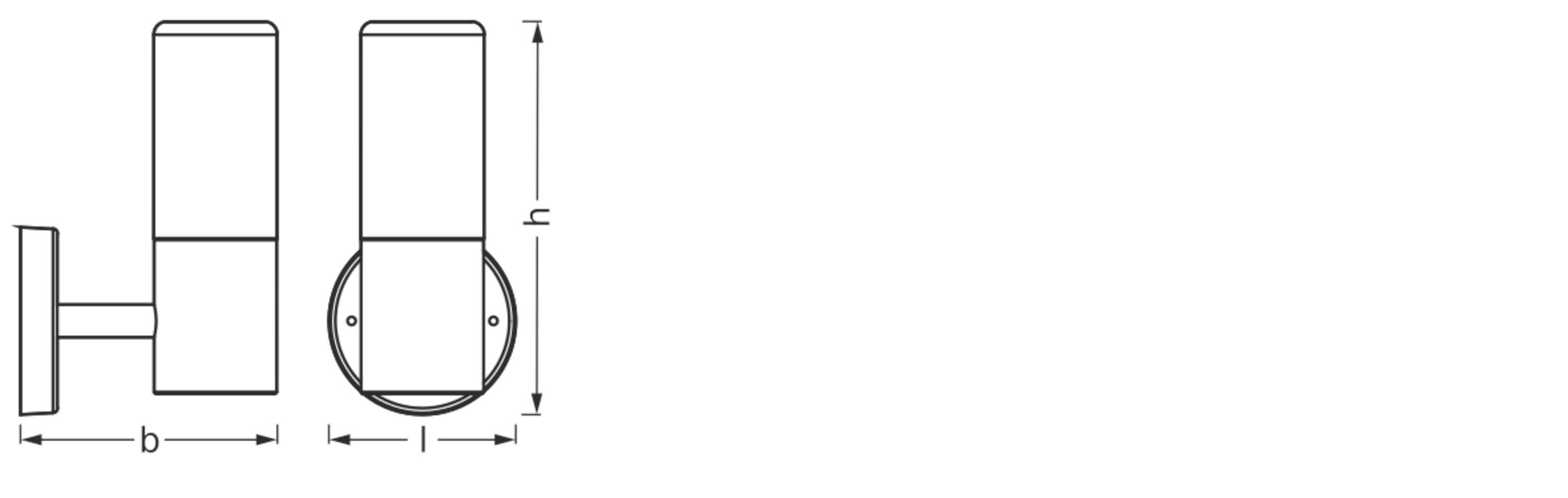 LEDVANCE ENDURA CLASSIC FIGO 4058075834842 Außenwandleuchte Grau