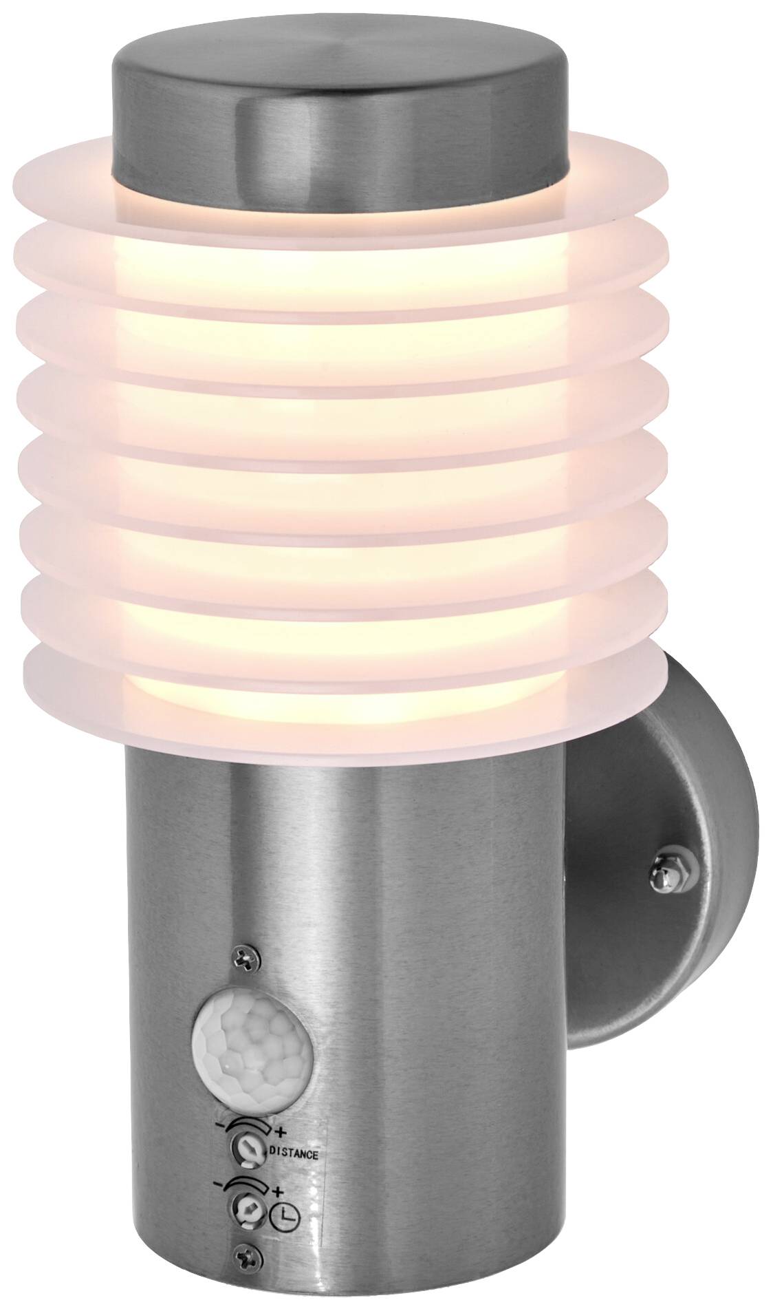 LEDVANCE ENDURA STYLE RONDO 4058075835122 LED-Außenwandleuchte mit Bewegungsmelder LED 9.50W Stahl