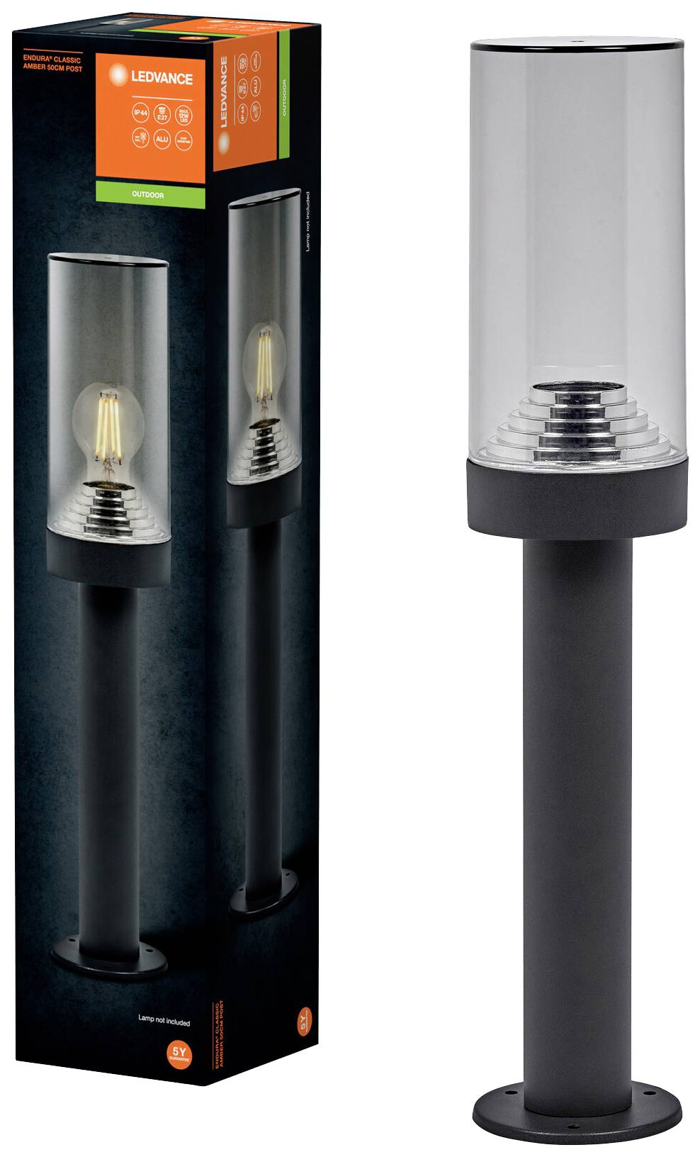 LEDVANCE ENDURA CLASSIC AMBER 4058075835085 Pollerleuchte Grau