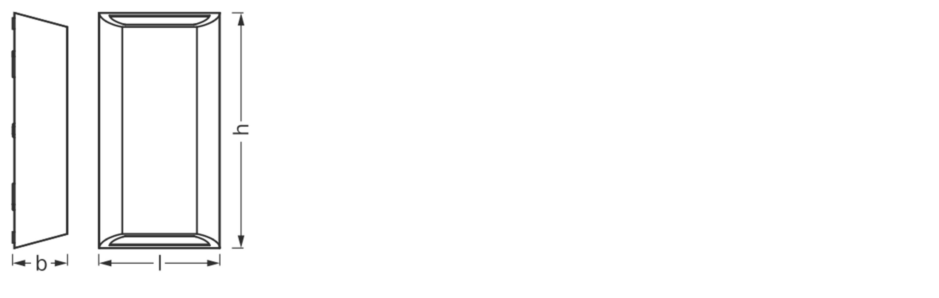 LEDVANCE ENDURA STYLE IDAR 4099854217548 LED-Außenwandleuchte LED 7.50W Grau