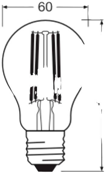 OSRAM HOMELIGHTING 4099854259814 LED EEK A (A - G) E27 Glühlampenform 5W = 75W Neutralweiß (Ø x H) 60mm x 60mm 2St.