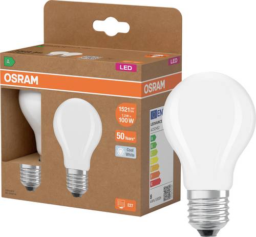 OSRAM HOMELIGHTING 4099854259852 LED EEK A (A - G) E27 Birnenform 7.2 W = 100 W Neutralweiß (Ø x H)