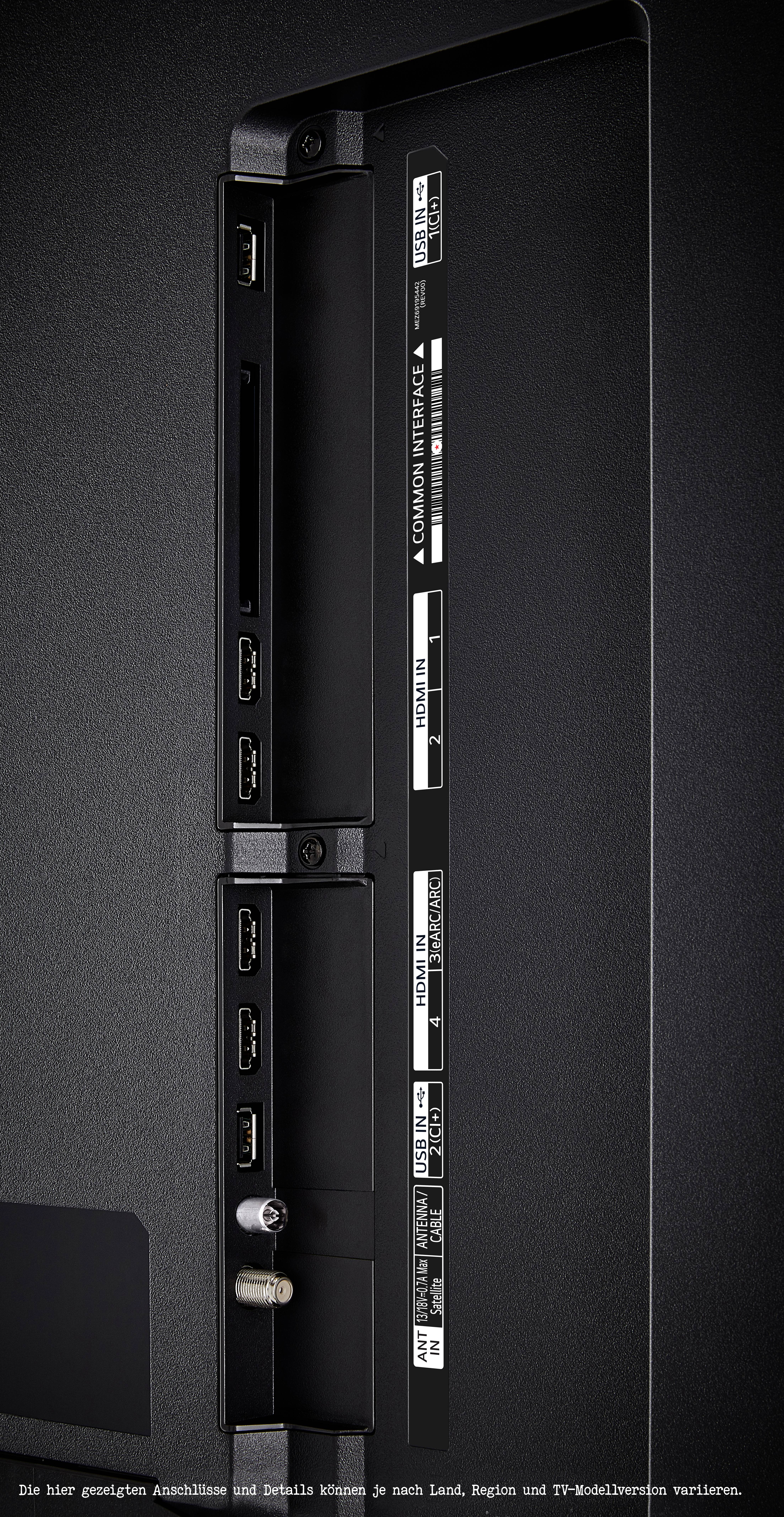 LG Electronics 65QNED85T6C 4K QNED LED-TV 165 cm 65 Zoll EEK E (A - G) CI+, DVB-C, DVB-S2, DVB-T2, Smart TV, UHD, WLAN, Nano Cell Schwarz