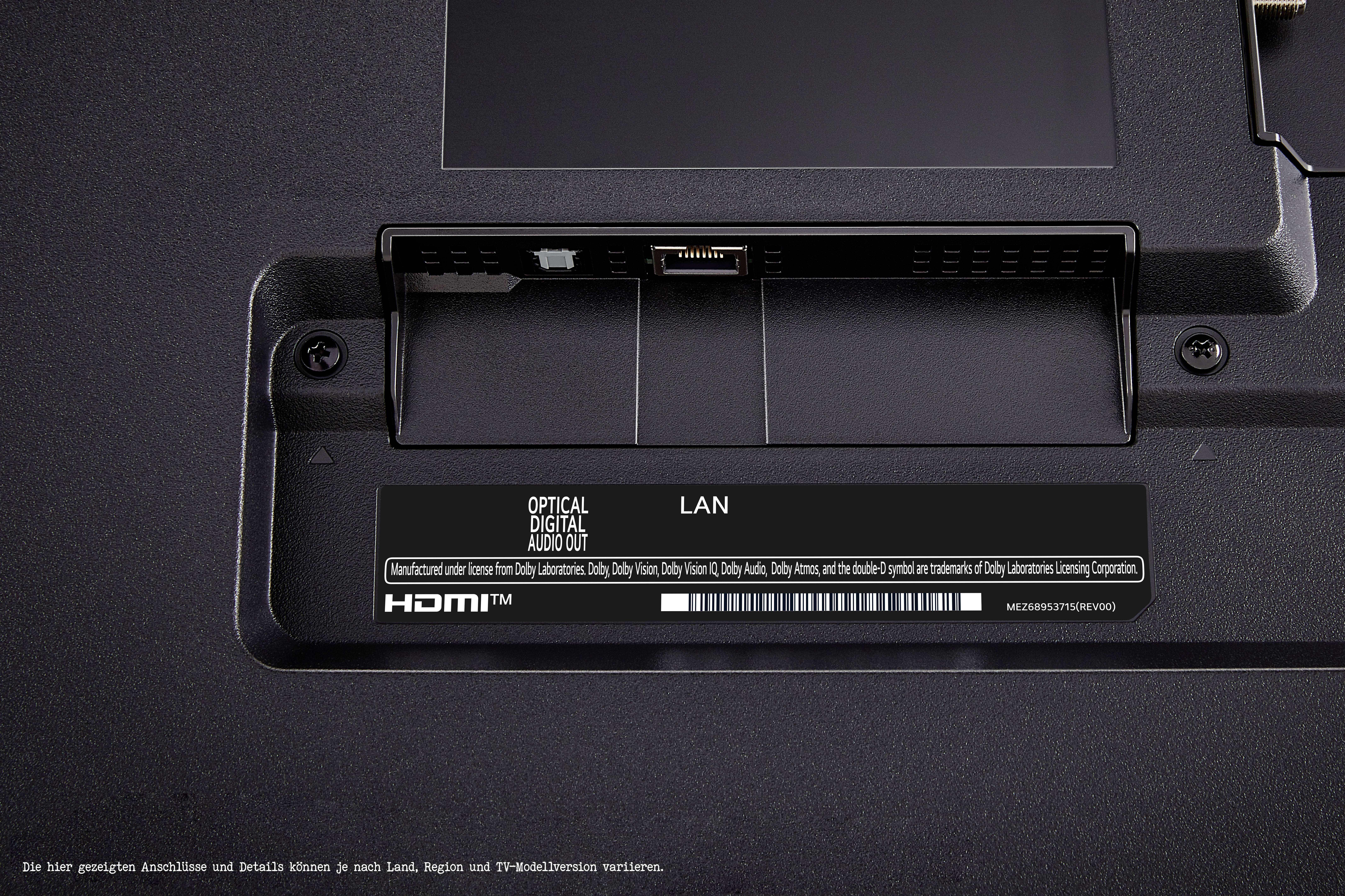 LG Electronics 50QNED80T6A 4K QNED LED-TV 127 cm 50 Zoll EEK F (A - G) CI+, DVB-C, DVB-S2, DVB-T2, WLAN, UHD, Smart TV, Nano Cell Schwarz