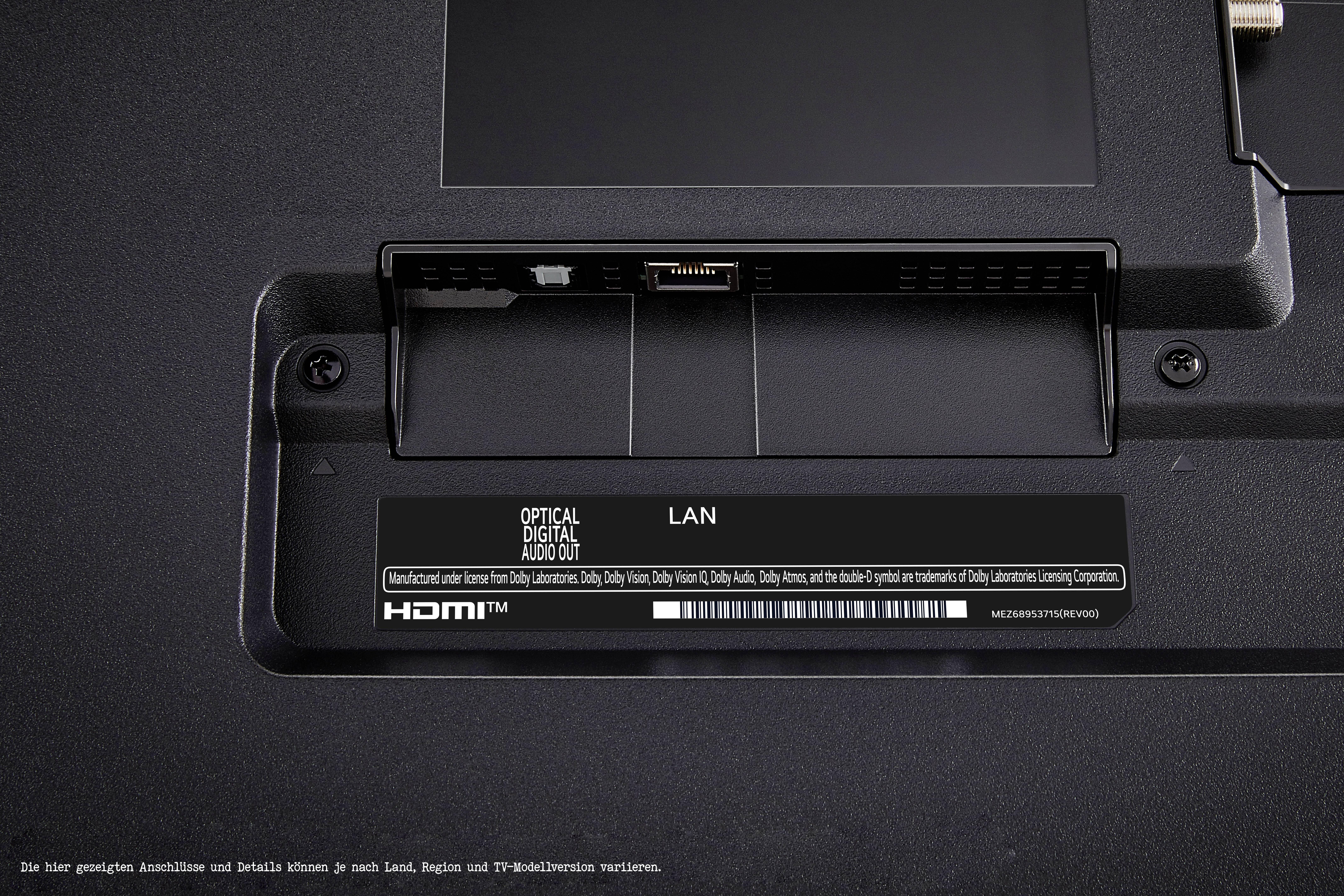 LG Electronics 43QNED80T6A 4K QNED LED-TV 109 cm 43 Zoll EEK G (A - G) CI+, DVB-C, DVB-S2, DVB-T2, WLAN, UHD, Smart TV, Nano Cell Schwarz