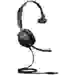 Jabra Evolve2 40 SE MS Mono Computer On Ear Headset kabelgebunden Mono Schwarz