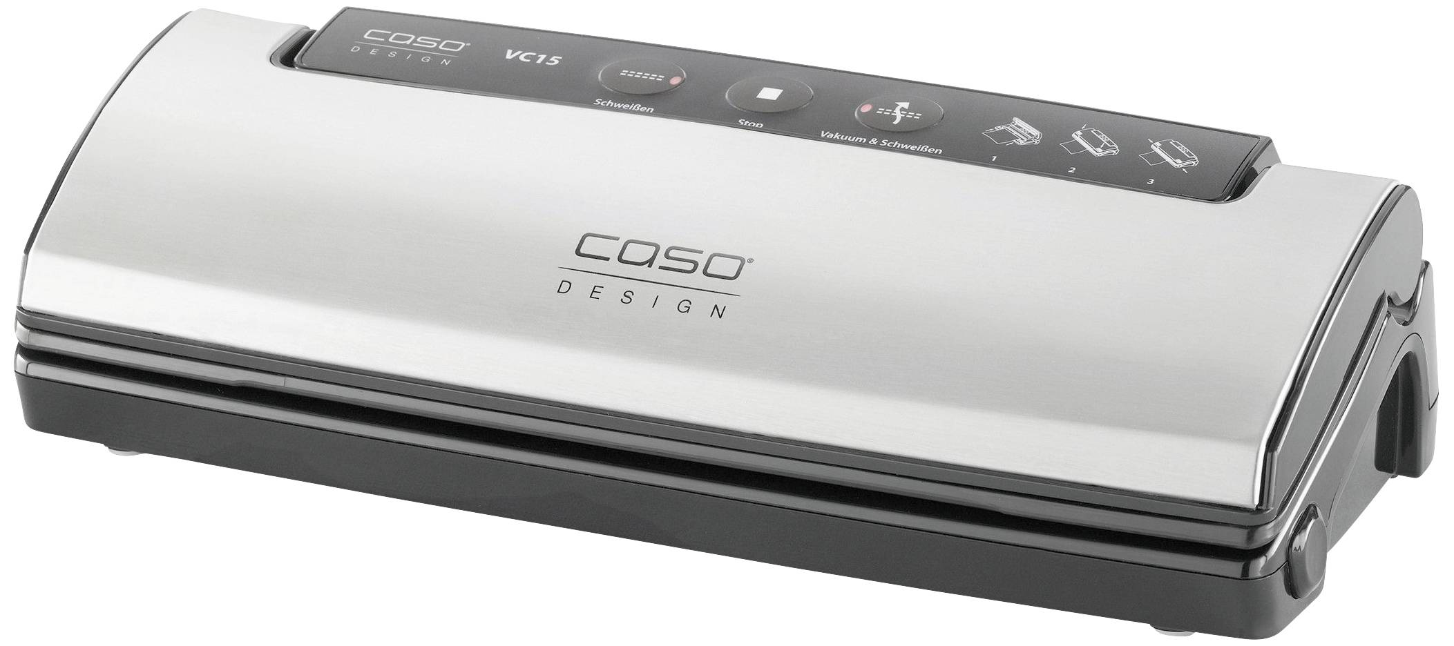 CASO 1371 VC 15 Inox Folienschweissgerät (B x H x T) 360 x 90 x 150mm