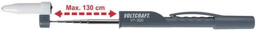 VOLTCRAFT VT-300 Wechselspannungsdetektor CAT II ausziehbar bis 130 cm, Durchgangprüfer