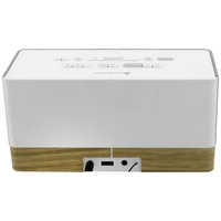 Soundmaster UR630WE Radiowecker UKW Bluetooth®, AUX, UKW Weckfunktion Grau, Braun Soundmaster UR630WE Radiowecker UKW Bluetooth®, AUX, UKW Weckfunktion Grau, Braun