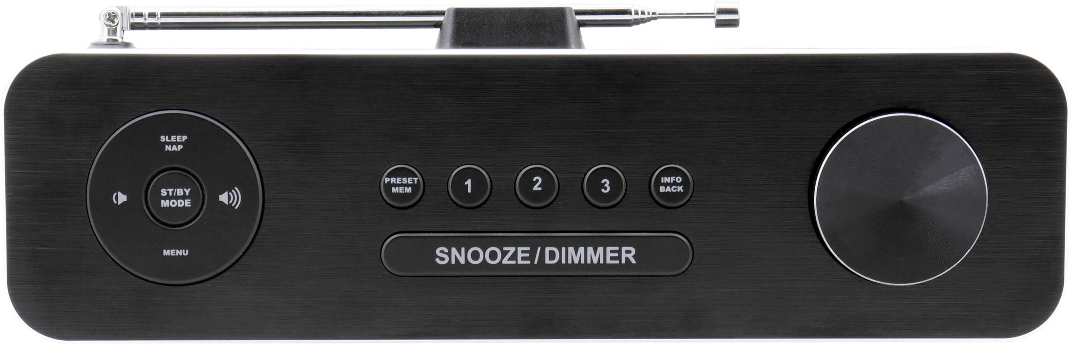 Soundmaster DAB700SW Tischradio DAB+, UKW Bluetooth®, AUX, DAB+, UKW, SD, USB Weckfunktion, Freisprechfunktion Schwarz