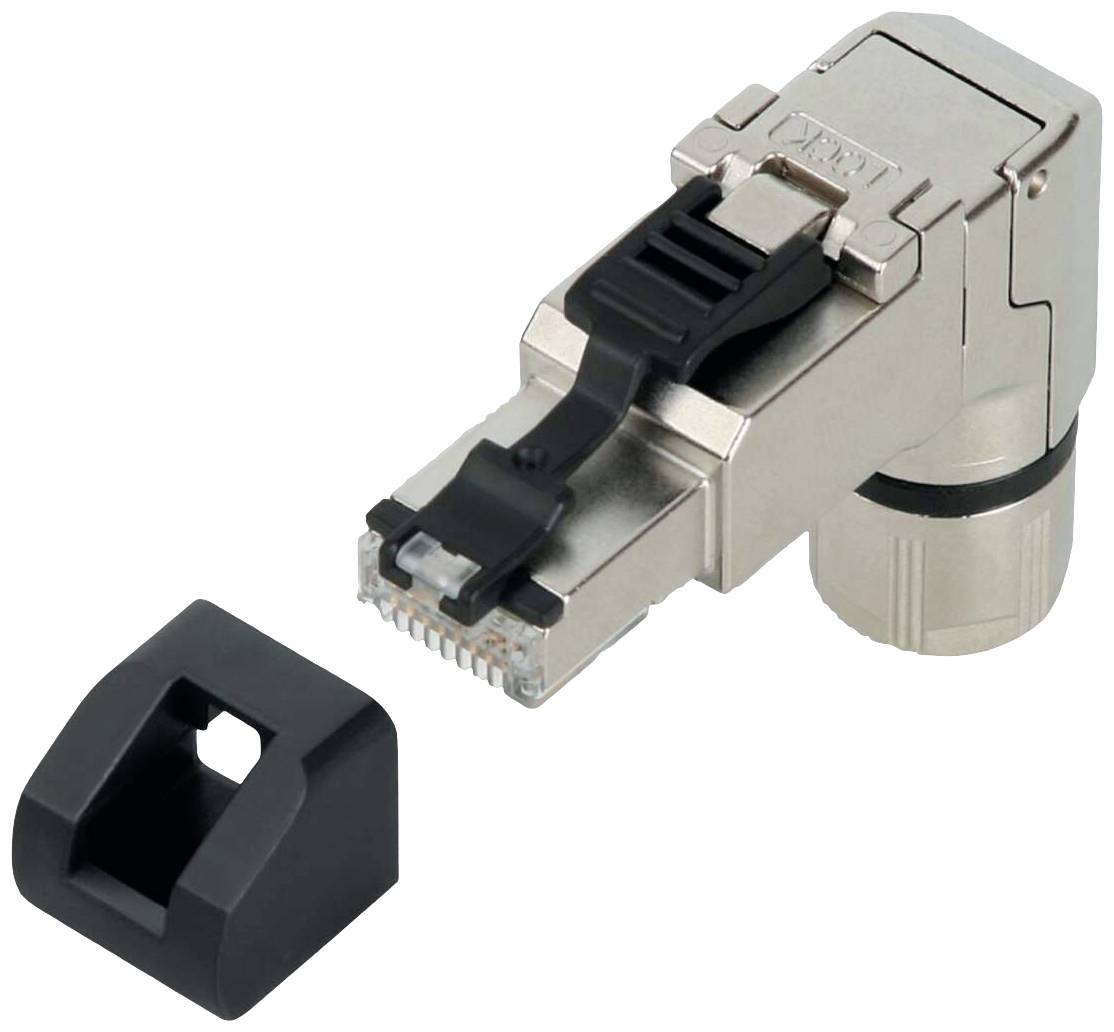 Lütze 490178 RJ45-Steckverbinder Stecker, gewinkelt Polzahl Sensoren: 4 1 St.