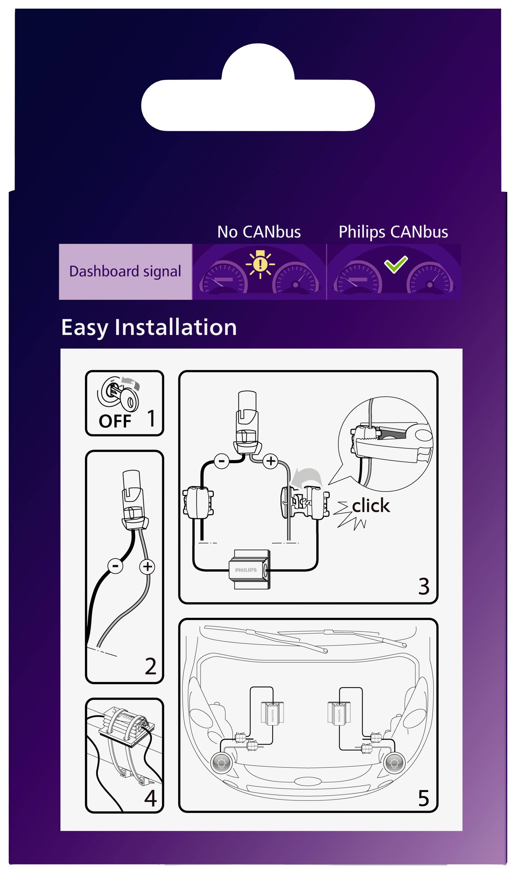 Philips Automotive CanBus Lastwiderstand 12956X2 Bauart (Kfz-Leuchtmittel) W5W