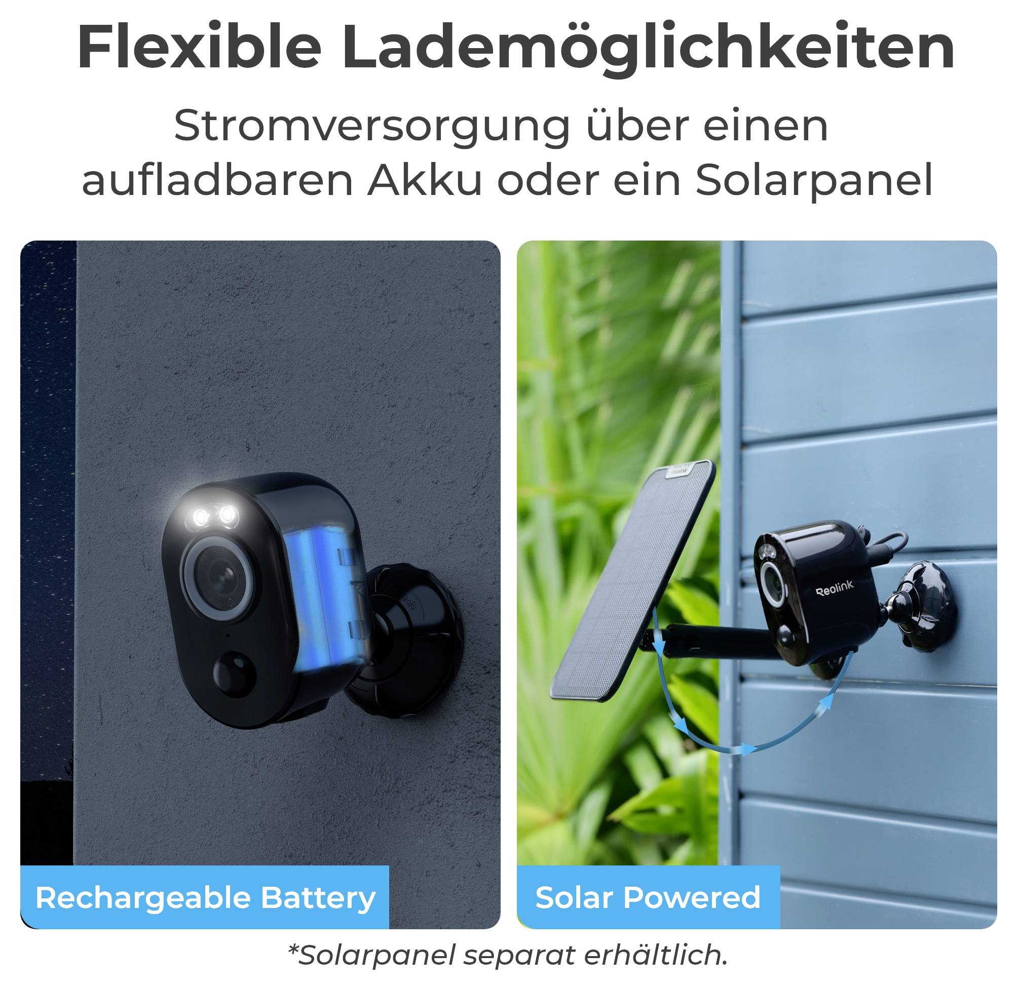 Reolink Argus Series B330 - B WLAN IP Überwachungskamera 2880 x 1616 Pixel