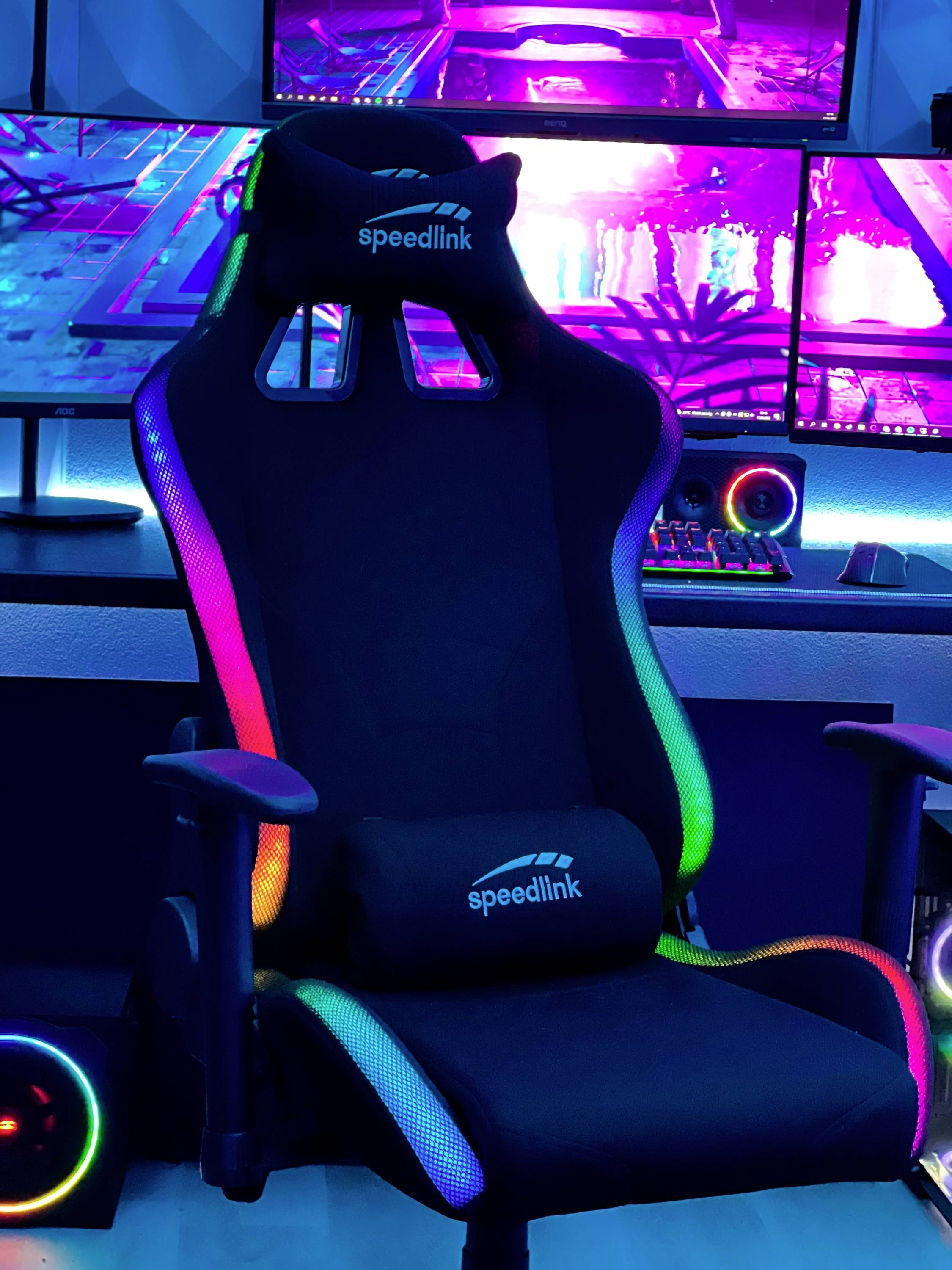 SpeedLink REGYS Gaming-Stuhl Schwarz, RGB