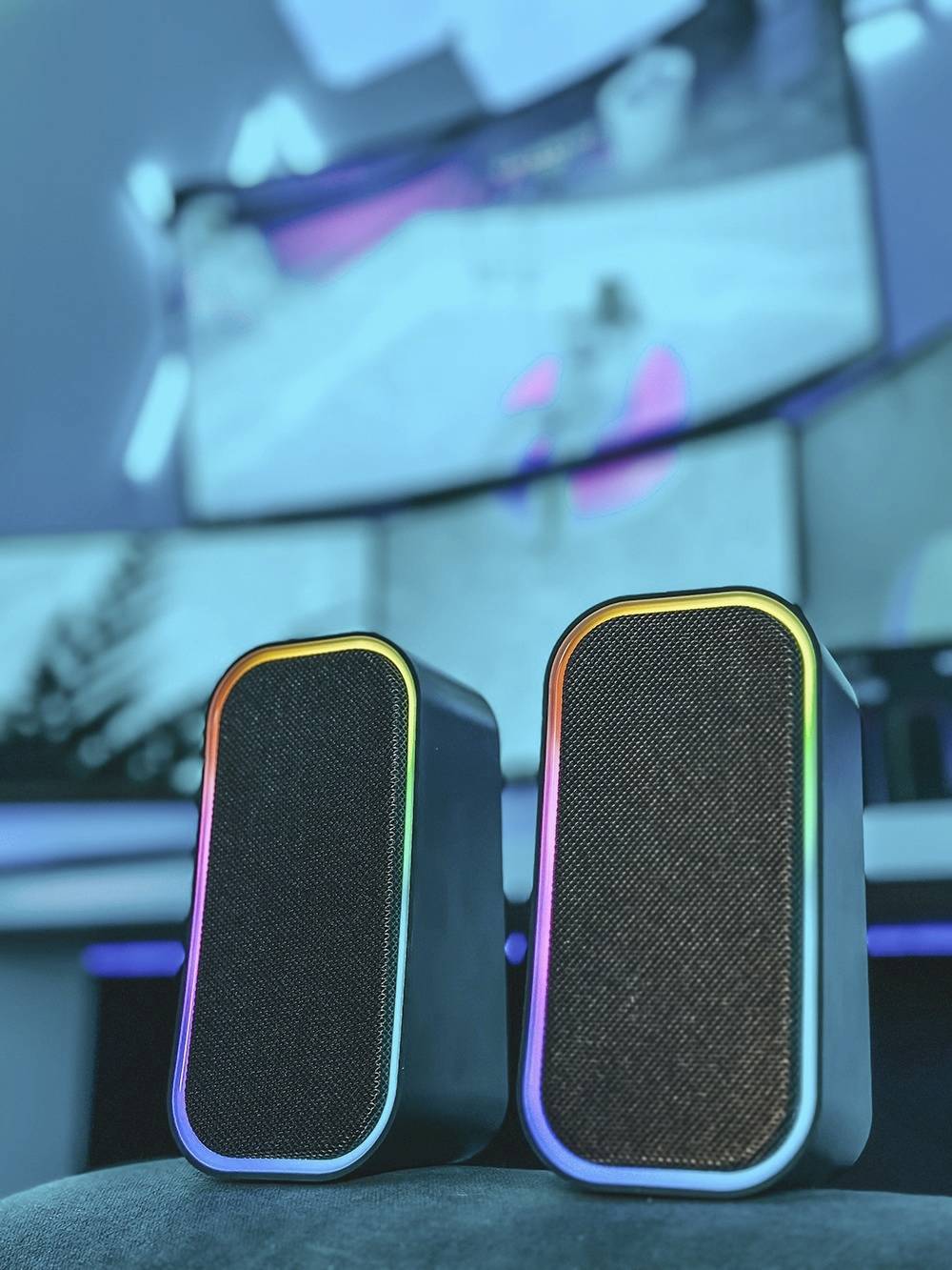 SpeedLink TOKEN PC-Lautsprecher Bluetooth®, Kabelgebunden 6W Schwarz, RGB