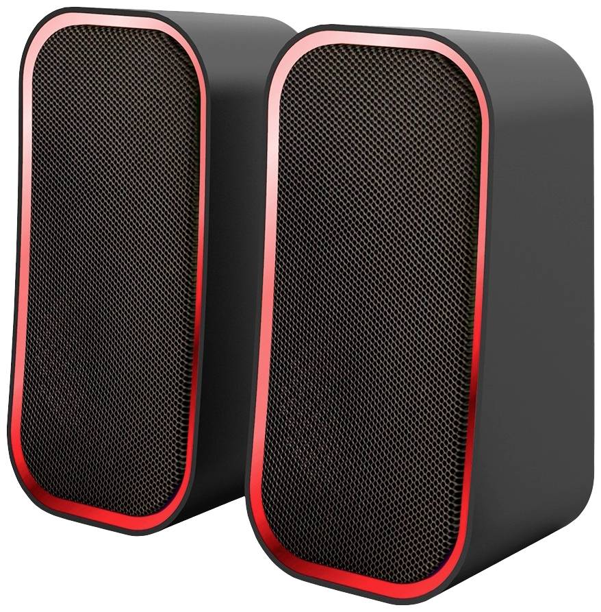 SpeedLink TOKEN PC-Lautsprecher Bluetooth®, Kabelgebunden 6W Schwarz, RGB