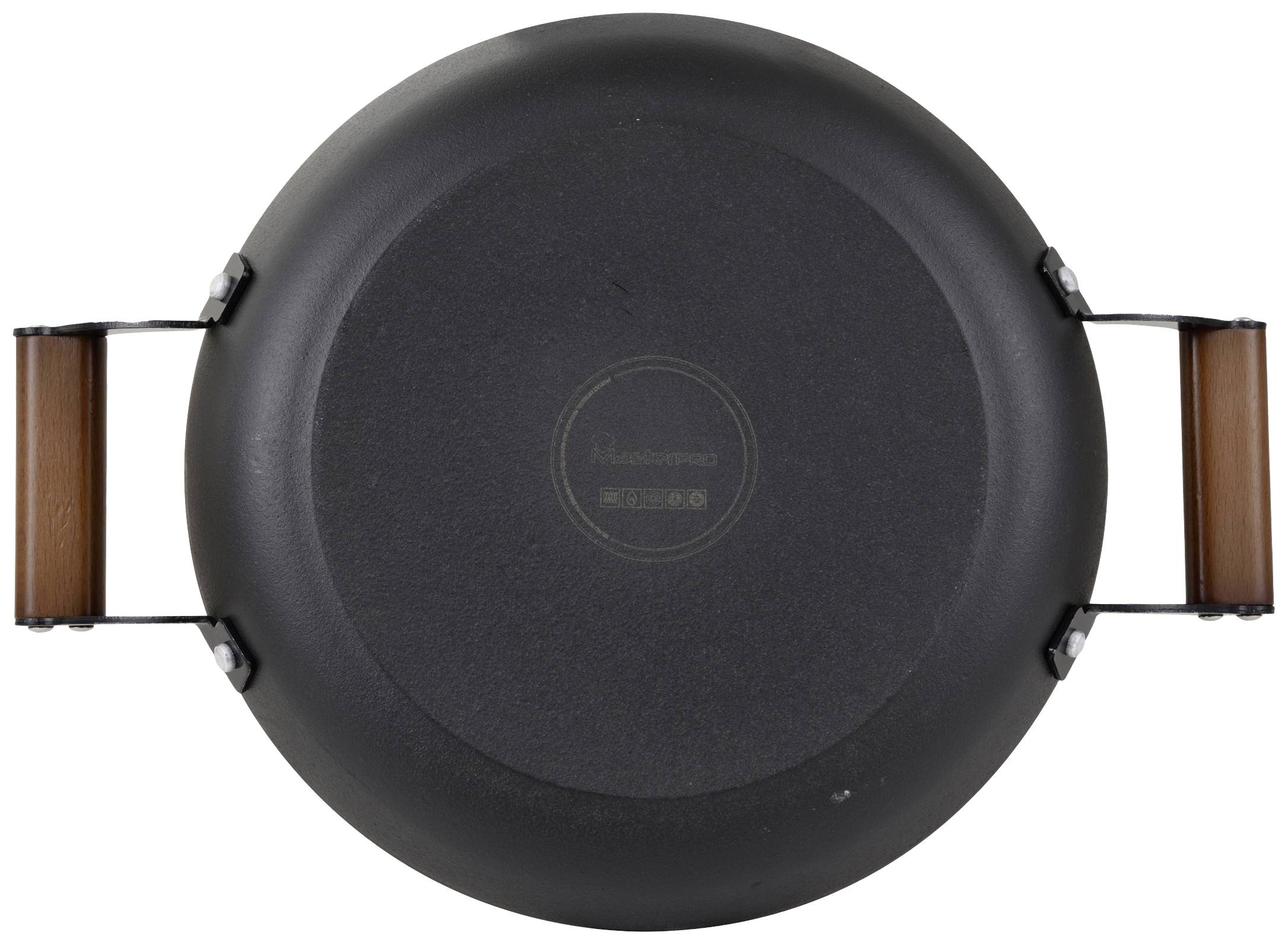 MasterPRO Odin Grillplatte Rund Antihaftbeschichtung Grill-Fläche (Durchmesser)=280mm Schwarz