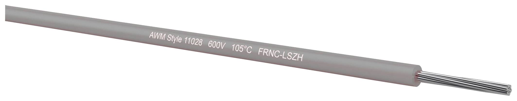 Kabeltronik 090220704 Litze UL 11028 1 x 0.34 mm² Gelb 250 m