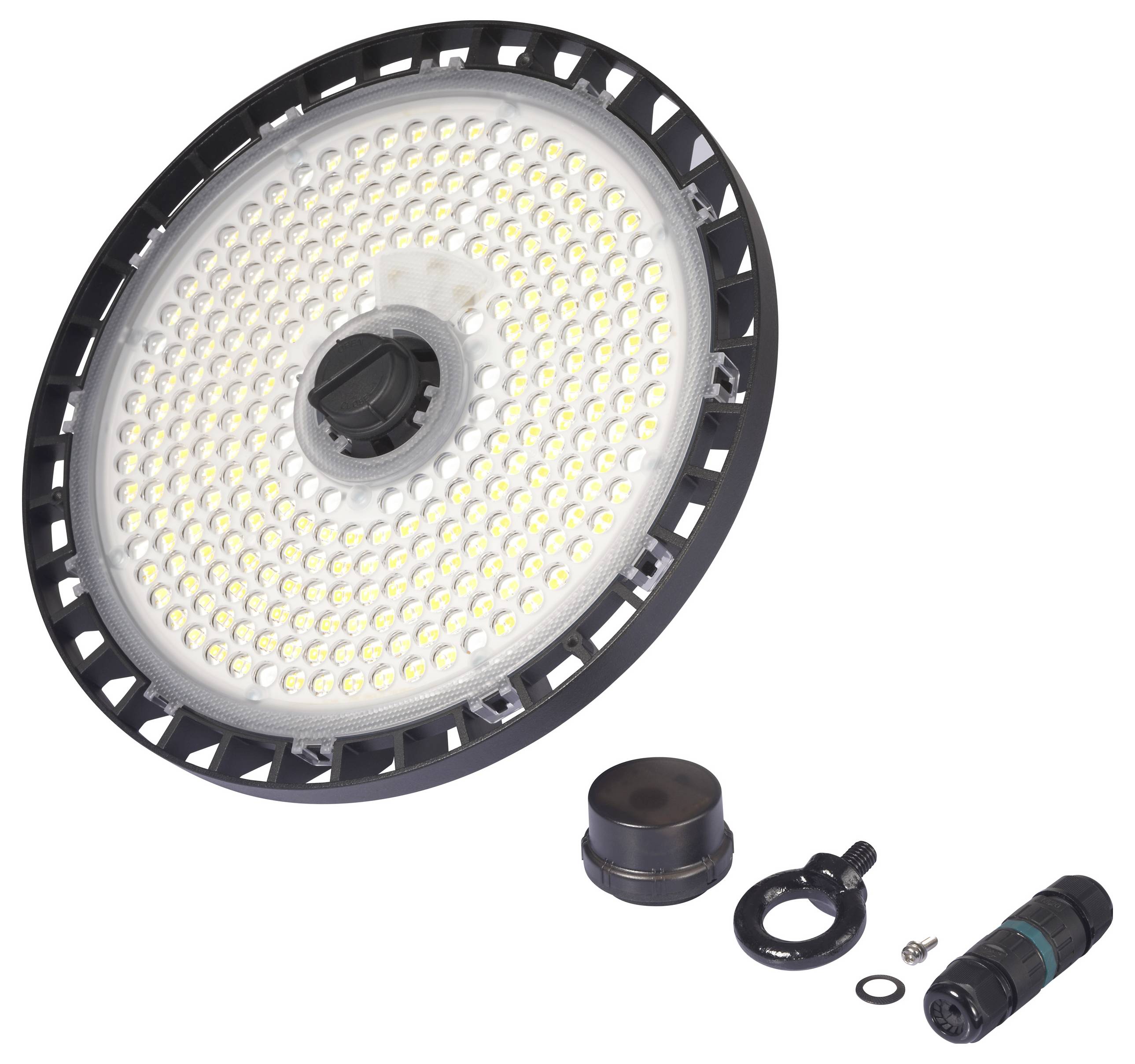 Sygonix SY-6249488 LED-Hallenstrahler EEK: B (A - G) LED LED 200W Schwarz