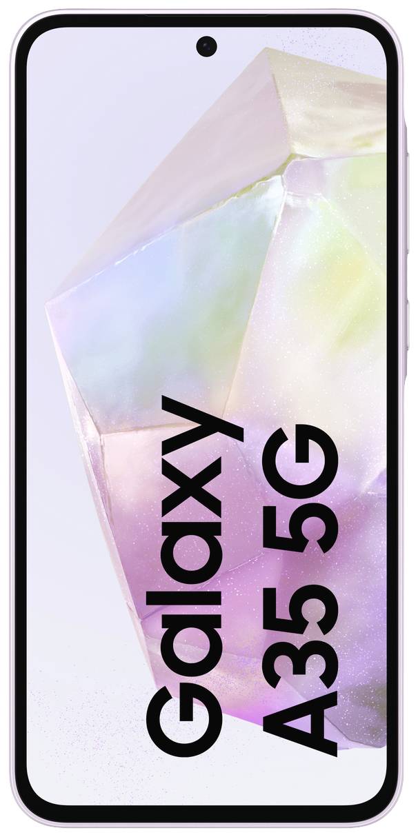 Samsung Galaxy A35 5G Smartphone 256GB 16.8cm (6.6 Zoll) Lilac Purple Android™ 14 Hybrid-Slot