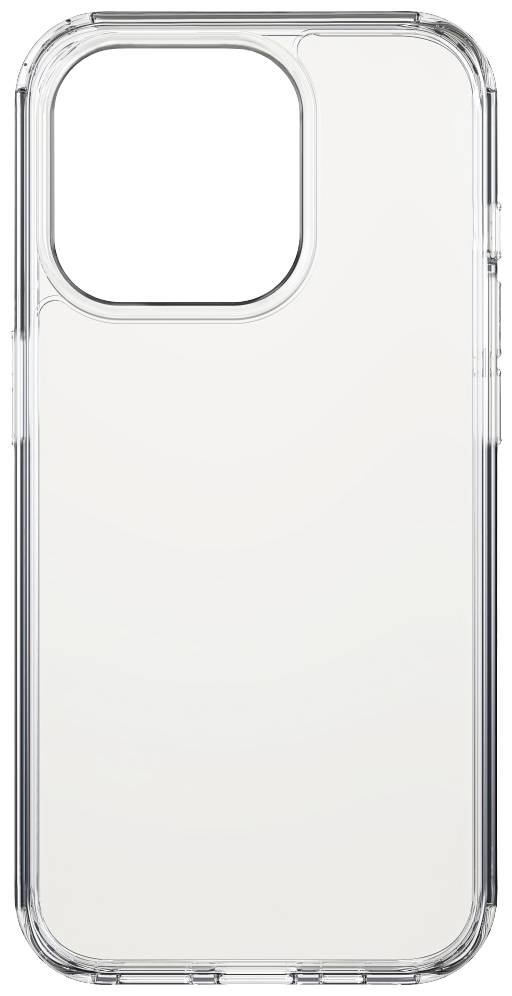 Transparente Handyhülle für Smartphone, mit verstärktem Ecken- und Kameraschutz. Schlichtes Design, klare Oberfläche.