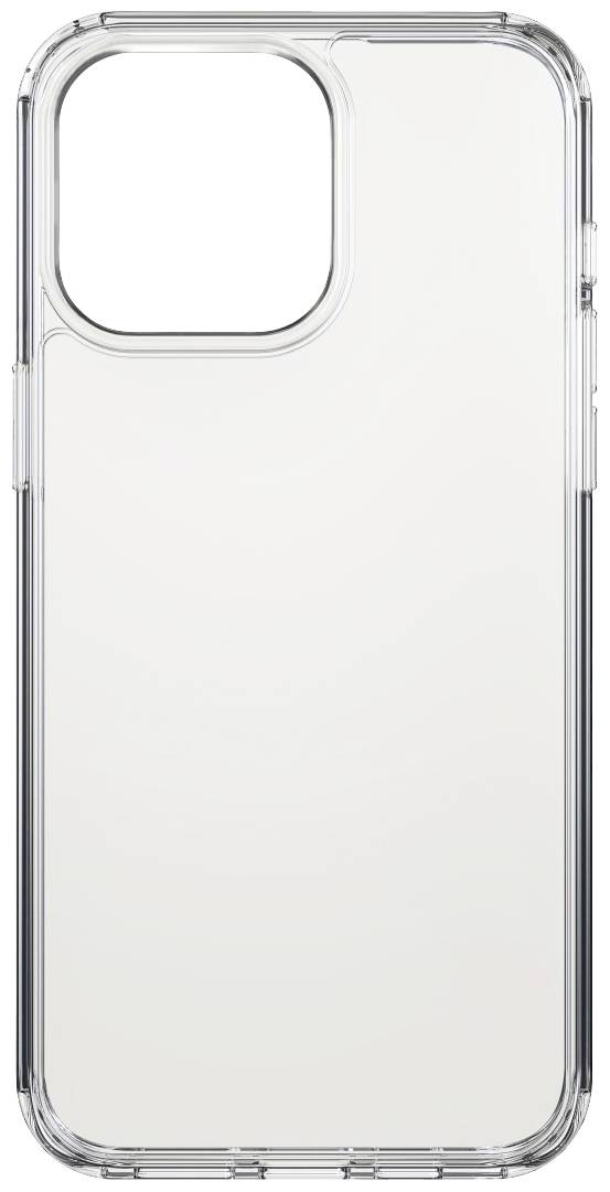 Durchsichtige Smartphone-Schutzhülle aus Kunststoff mit verstärkten Ecken, passend für ein modernes Handy-Modell.