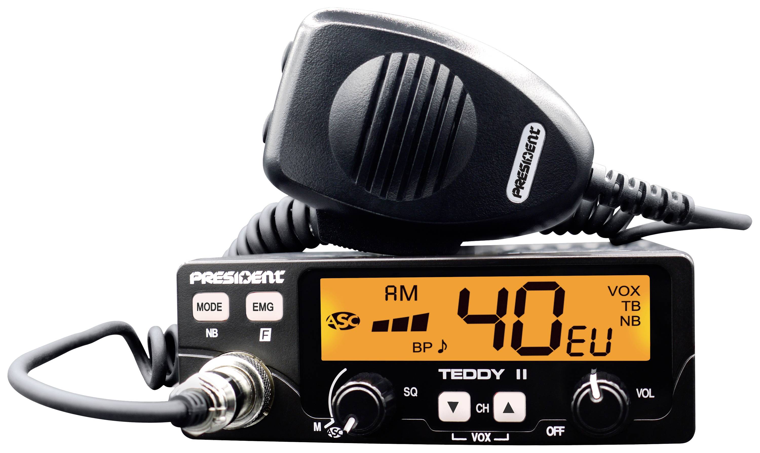President TEDDY II ASC, VOX 40355 CB-Funkgerät